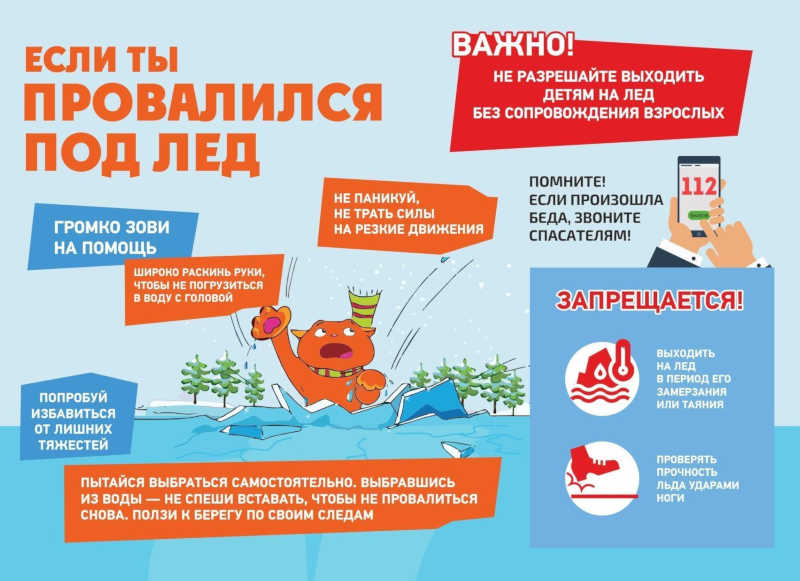 Памятка Тонкий лёд - 2